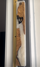 Load image into Gallery viewer, Wood &amp; Epoxy White Mezuzah
