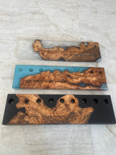 Load image into Gallery viewer, Menorah Wood&amp;Epoxy
