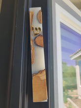 Load image into Gallery viewer, Wood &amp; Epoxy White Mezuzah
