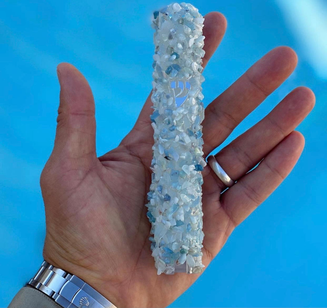 AquaMarine Mezuzah