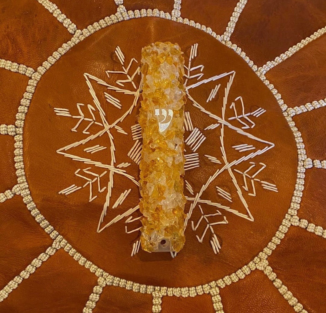 Citrine Mezuzah