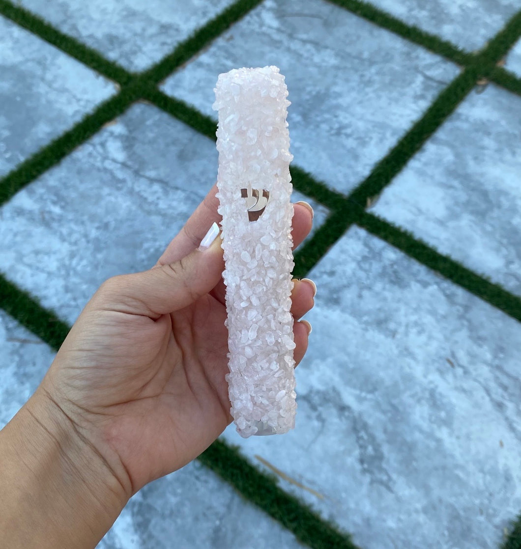 Rose Quartz Mezuzah